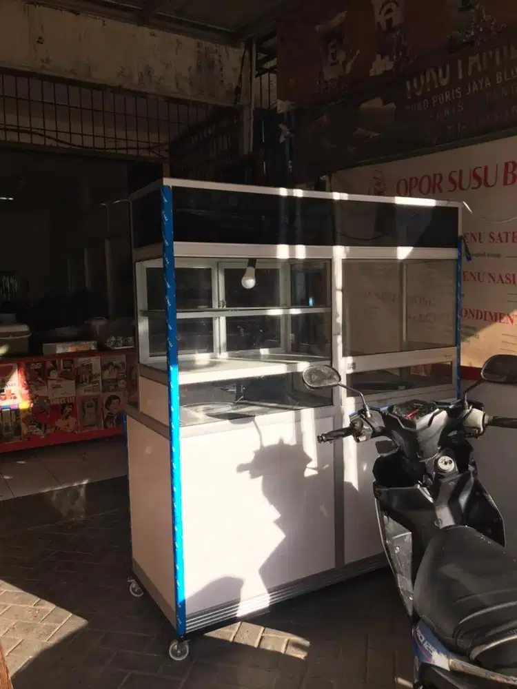 Jual Etalase Baru untuk bakso mie ayam soto dan makanan kuah kuahan