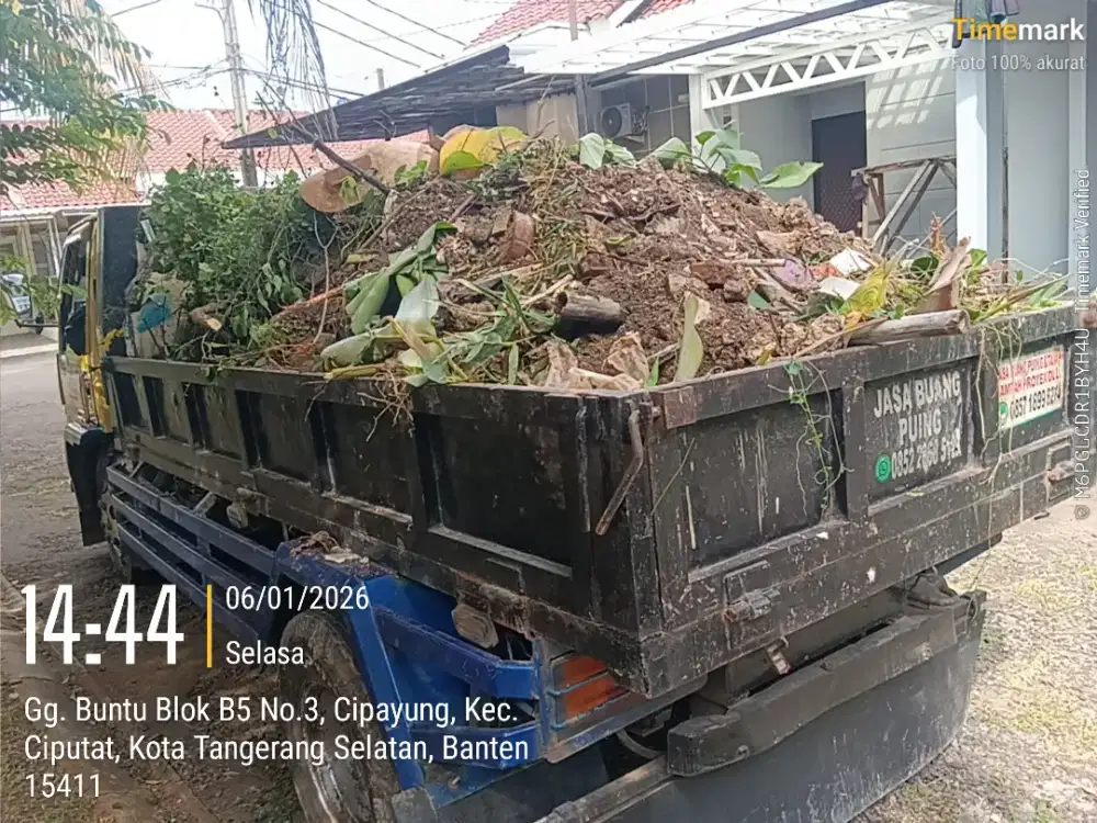 Jasa pengurugan dan buang puing dan sampah