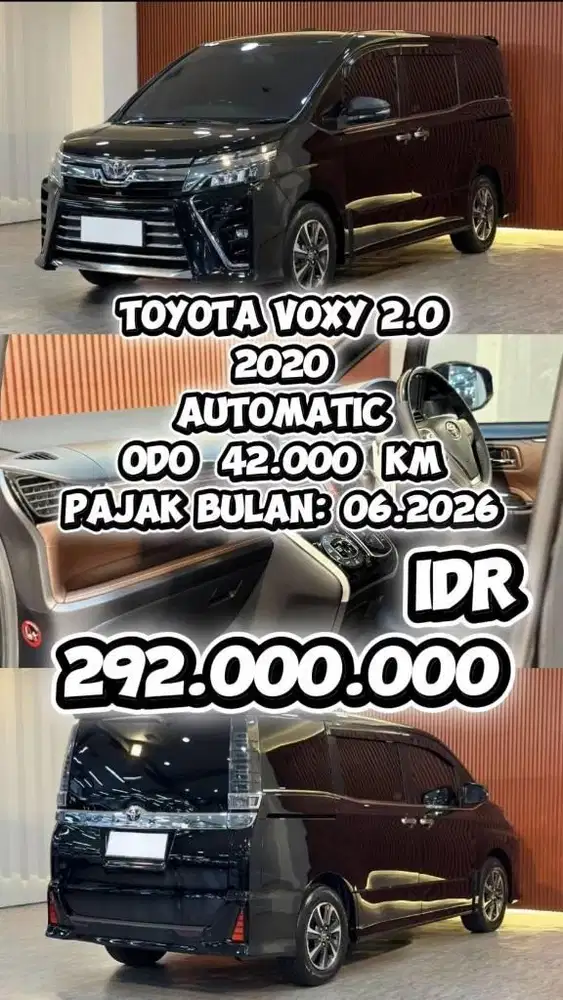 [ 3 YEAR WARRANTY ] TOYOTA VOXY AT 2020 SIAP LANGSUNG PAKAI