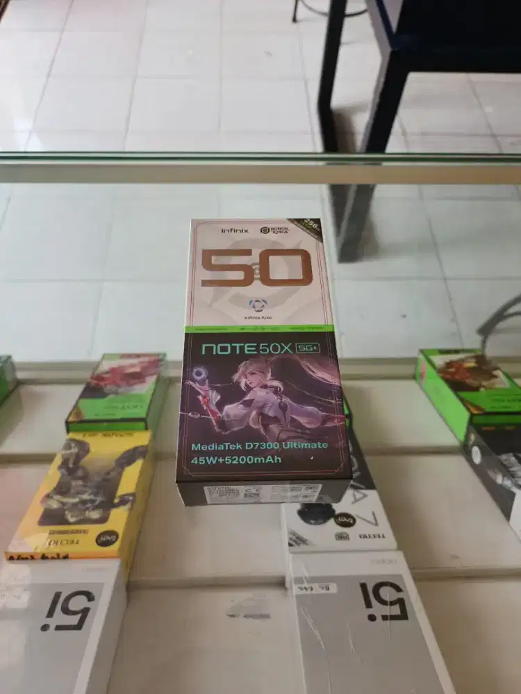 Infinix Note 50x 5G 8+8/256 Garansi resmi selama 1thn