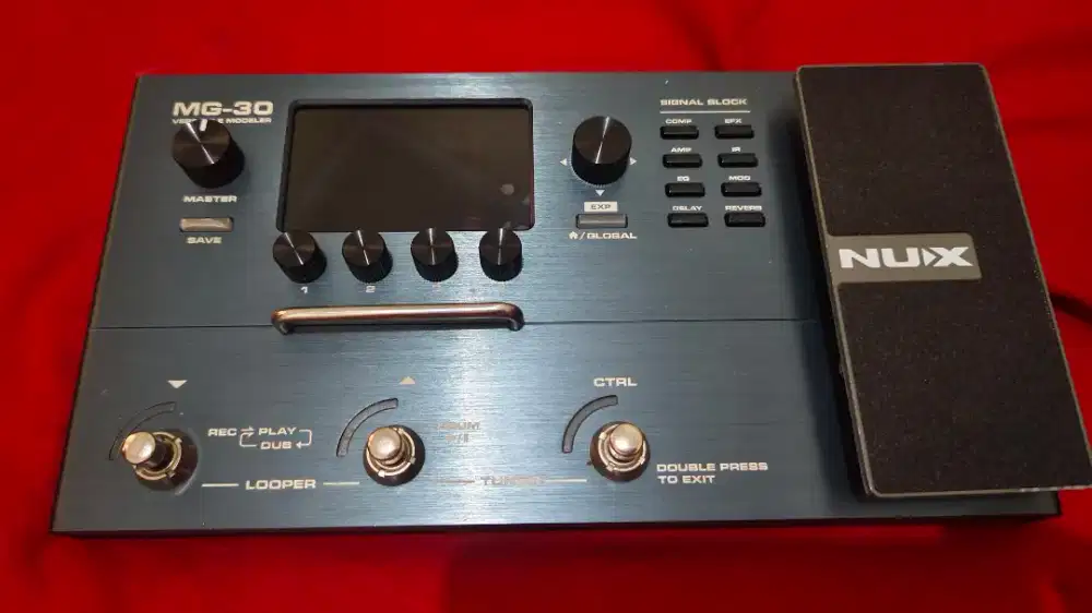 Dijual efek gitar NUX MG 30 kondisi mulus