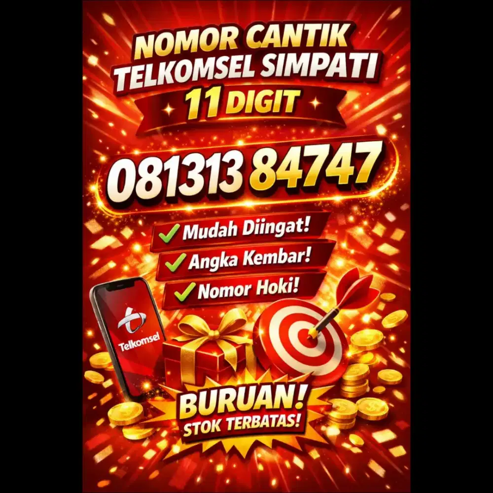 Nomor cantik simpati telkomsel 11 angka 4747