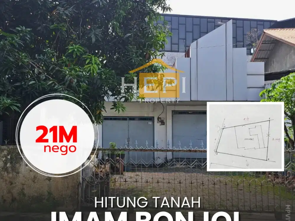 Dijual Hitung Tanah di Imam Bonjol Semarang