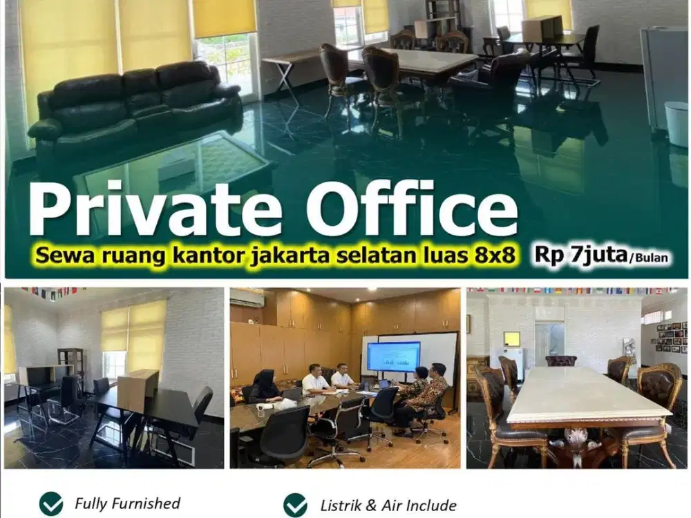 Disewakan kantor di cilandak, pondok labu, jakarta selatan, W Office workspace