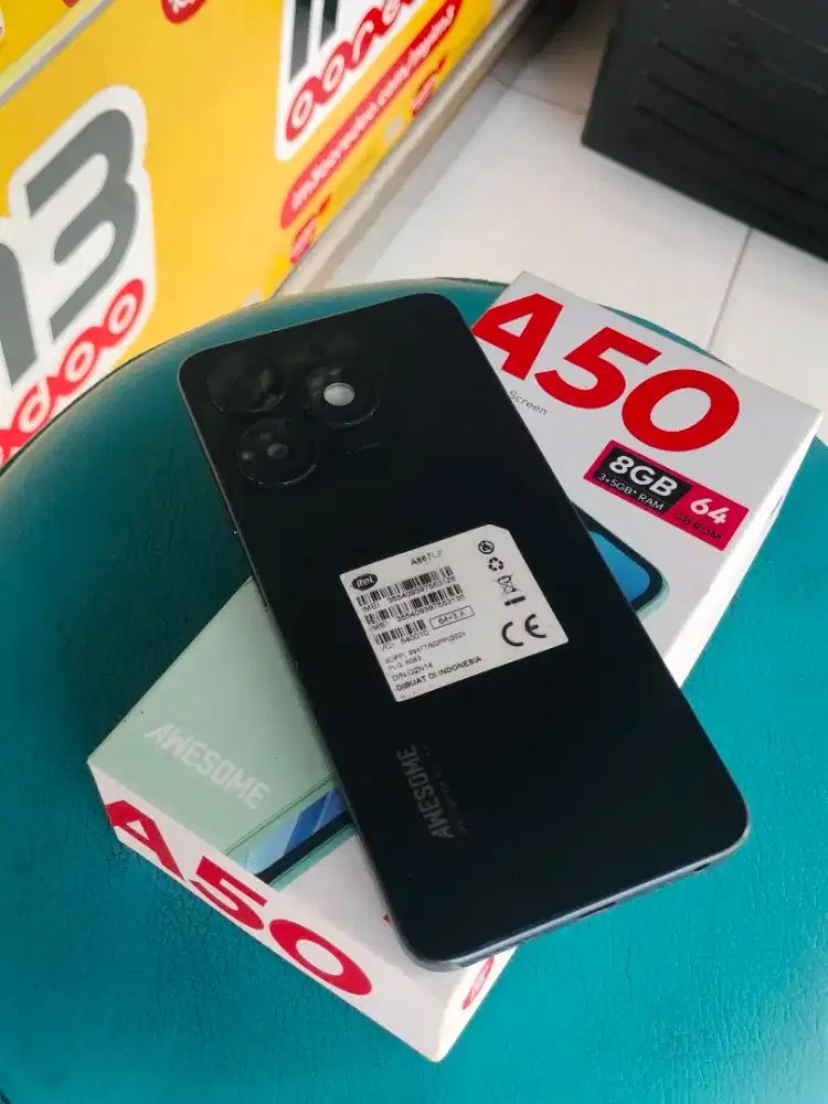 itel A50 fullset original ram 8(4+4)64 mulus no minus