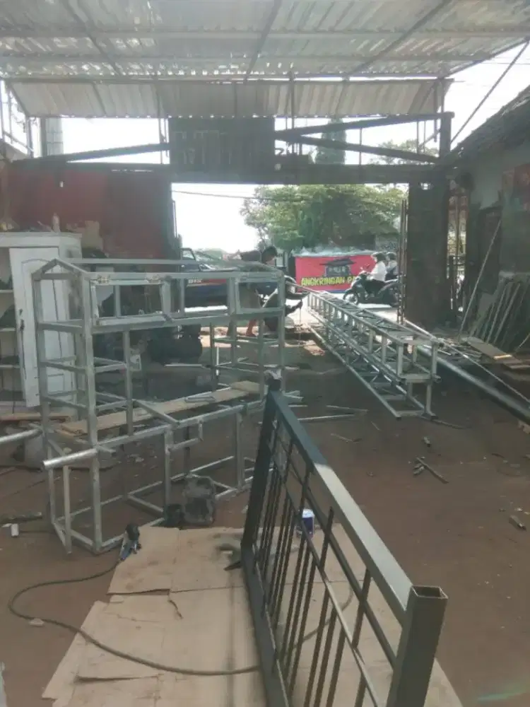 Jasa las pamggilan,dan jasa bikin pagar ,kanopi dll