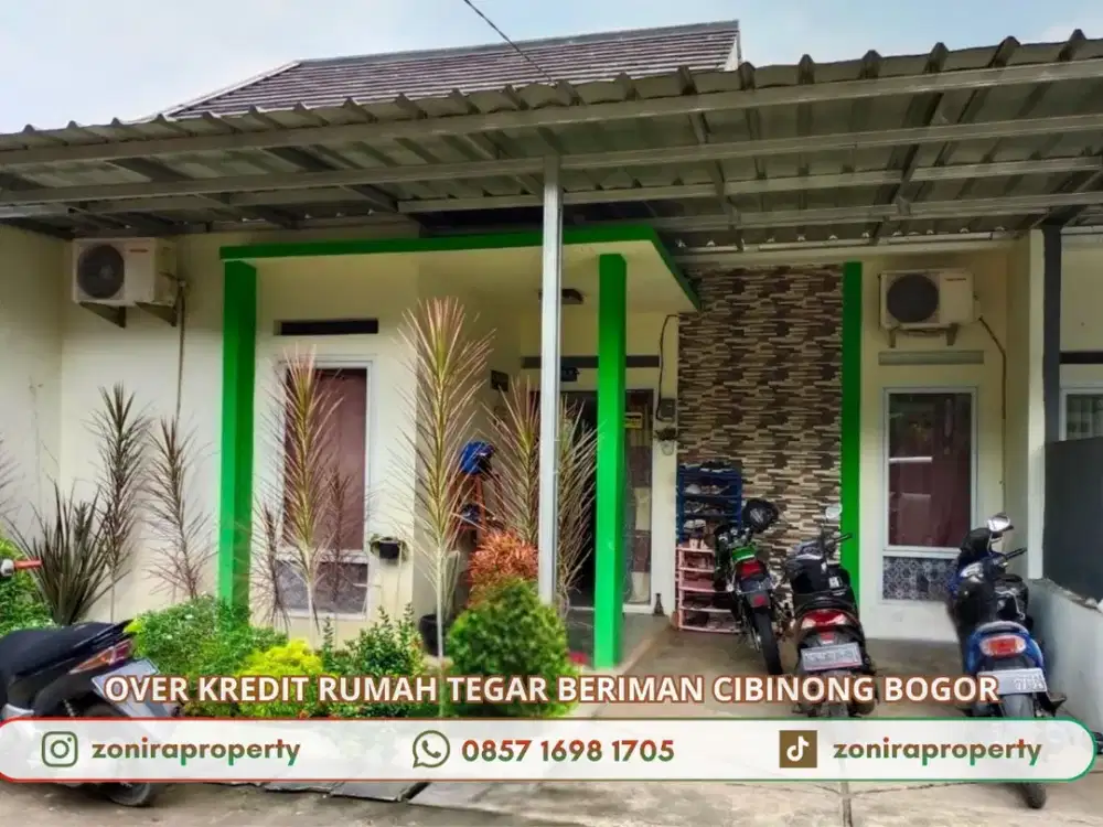 Over kredit rumah luas 148 di Jln tegar beriman pemda cibinong Bogor di Green Living