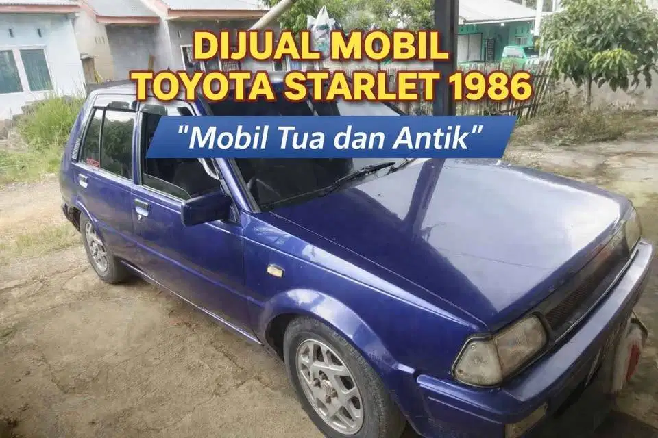 MOBIL BEKAS TOYOTA STARLET 1986