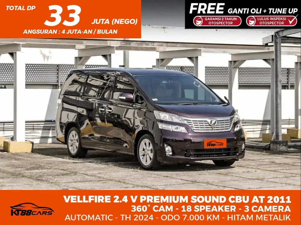 TOYOTA VELLFIRE 2.4 V PREMIUM SOUND (CBU) AT 2011