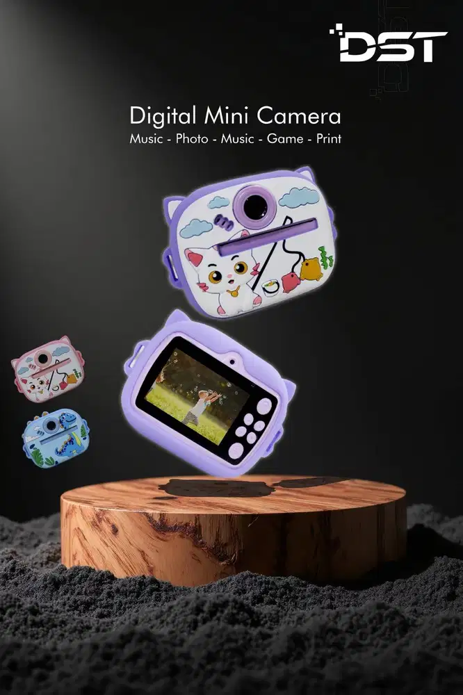 Digicam Digital Camera 48MP Lensa Ganda Kamera Anak Mini Layar 2.4 inc