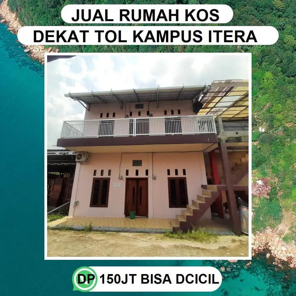 RUMAH KOS ITERA SIAP HUNI COCOK UNTUK PASIF INCOM TAHUNAN