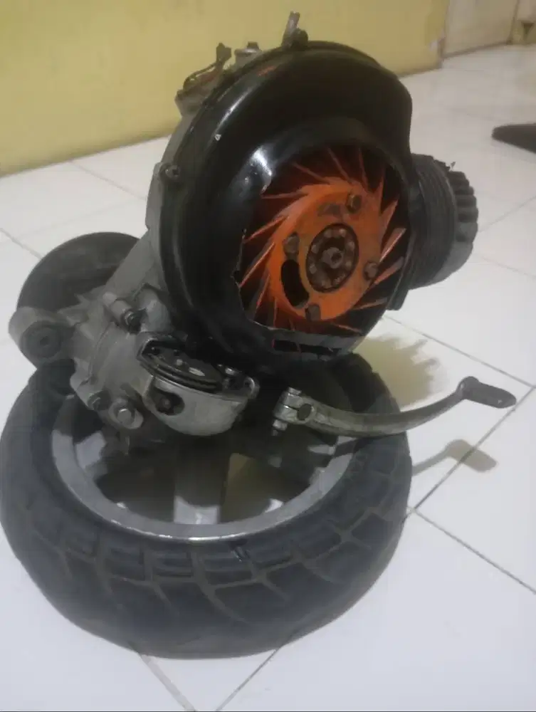 Mesin bajaj vespa Super Deluxe