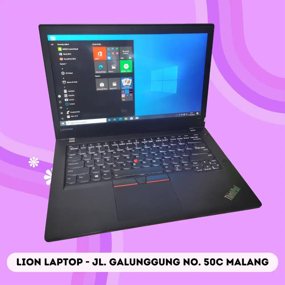 RAM 8GB SSD 256GB i5 Touchscreen Lenovo Thinkpad T470 [06|01]