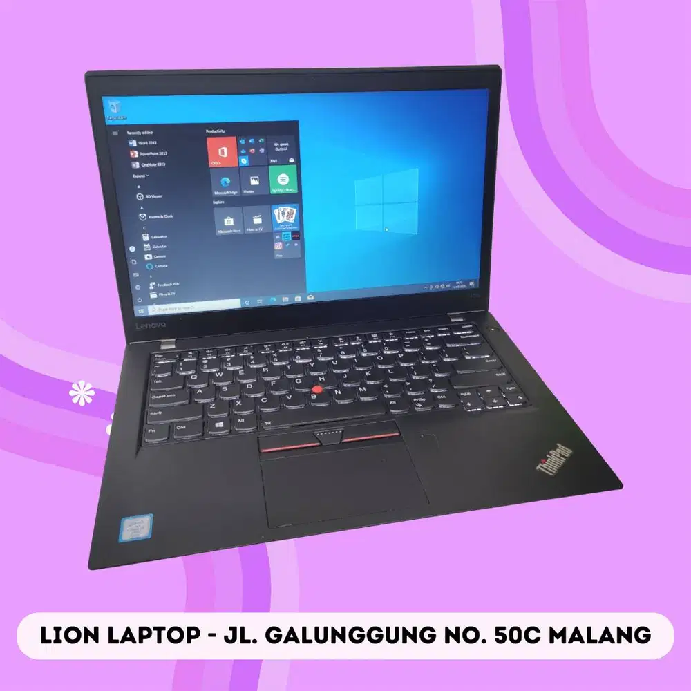 RAM 8GB SSD 256GB Core i7 SLIM Lenovo Thinkpad T470s [06|01]