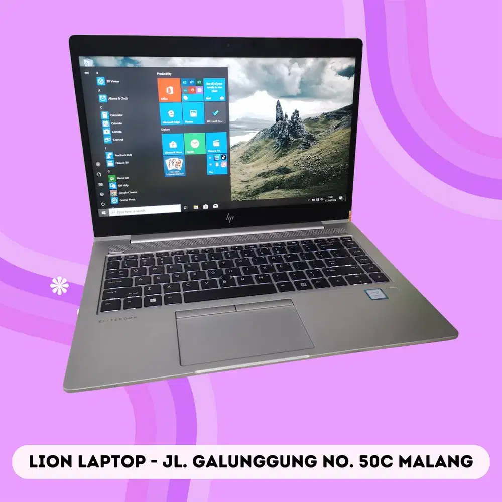 Core i5 Gen 8 RAM 8GB SSD 256GB HP Elitebook 840 G5 [06|01]