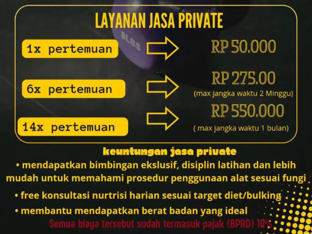 Ulun mnerima maltih gym atau fitnes