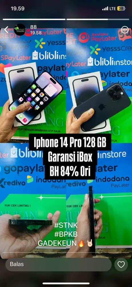 Iphone 14 Pro 128 GB iBox