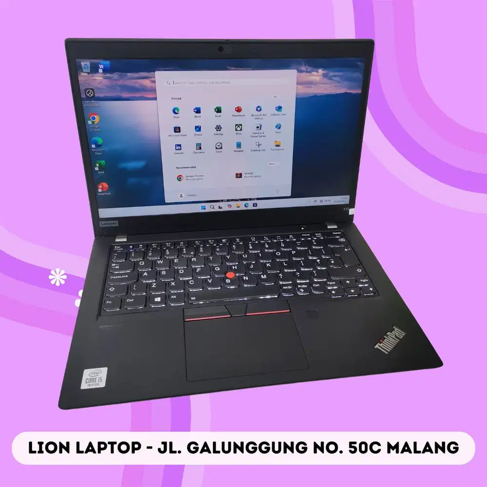 Core i5 Gen 10 slim mulus RAM 8GB SSD 256 Lenovo Thinkpad X13 [06|01]