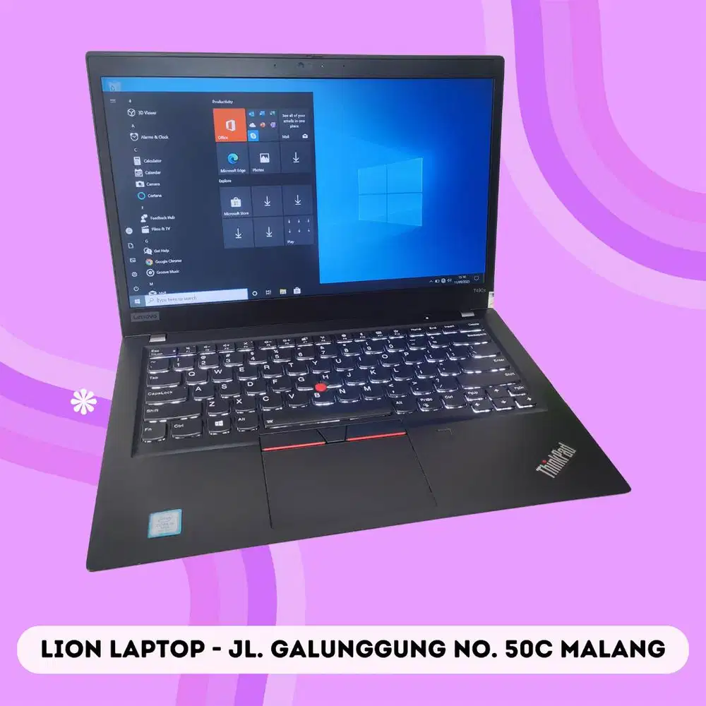 RAM 16GB SSD 512GB Core i5 Slim Lenovo Thinkpad T490s [06|01]