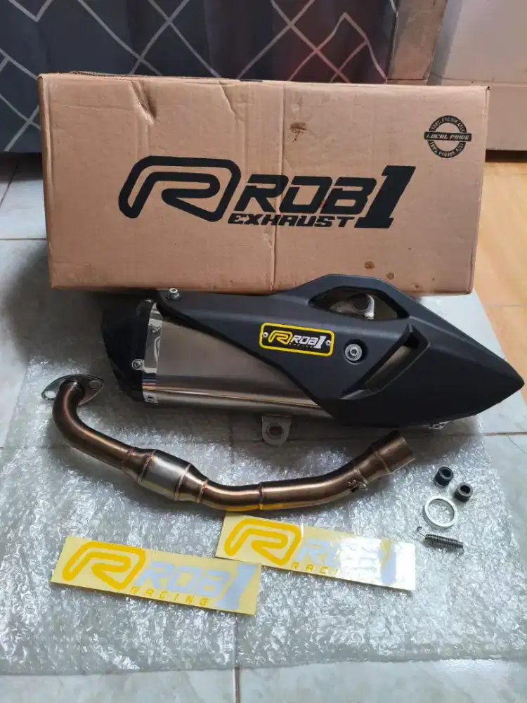knalpot rob1 type oval nmax neo / nmax new / aerox new