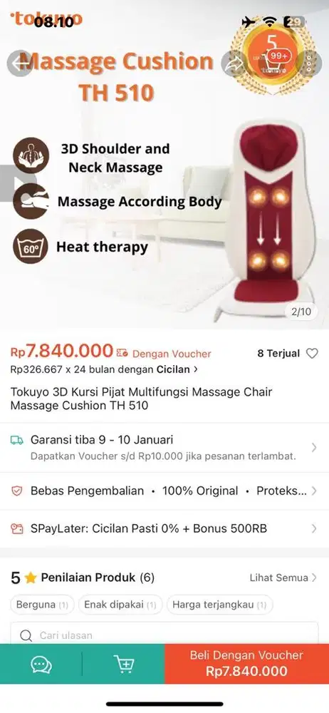 Kursi pijat & pijat kaki