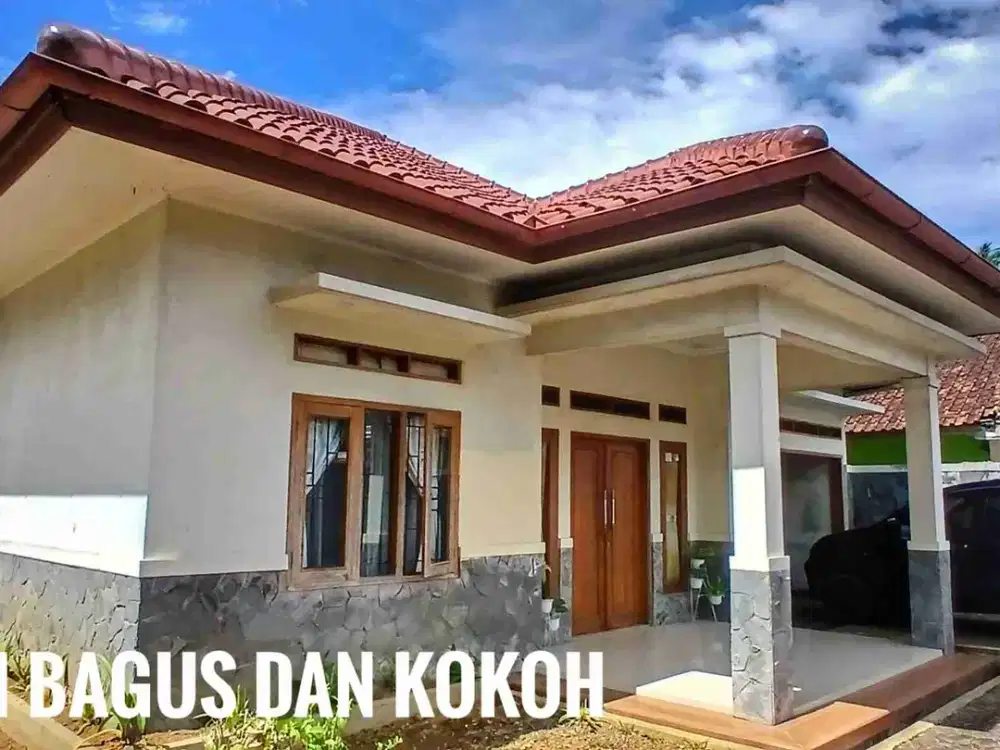 Dijual rumah luas bagus pinggir jalan pagar keliling dekat kota