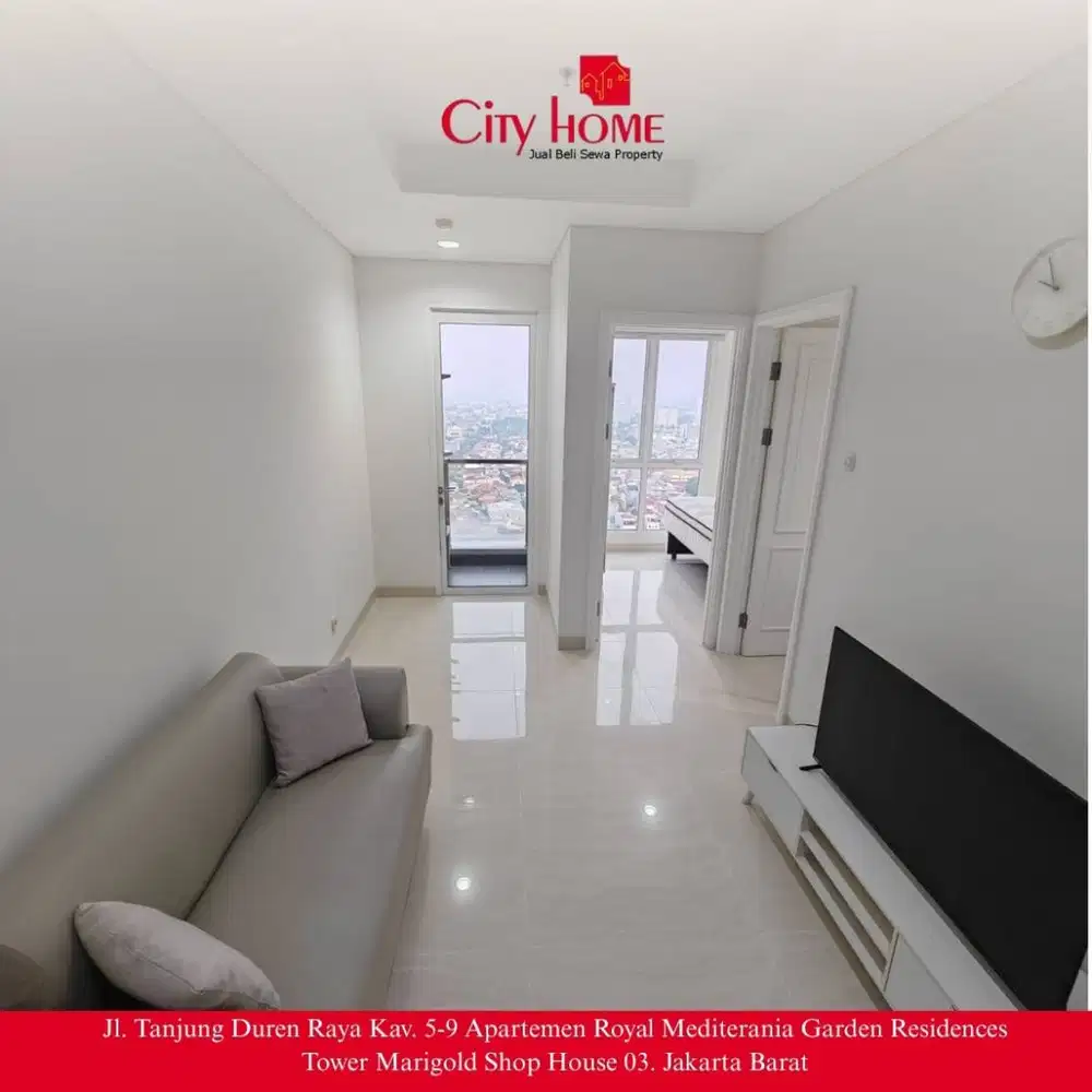 Dijual Apt Grand Madison 2 KT Furnished – 48,3 m²