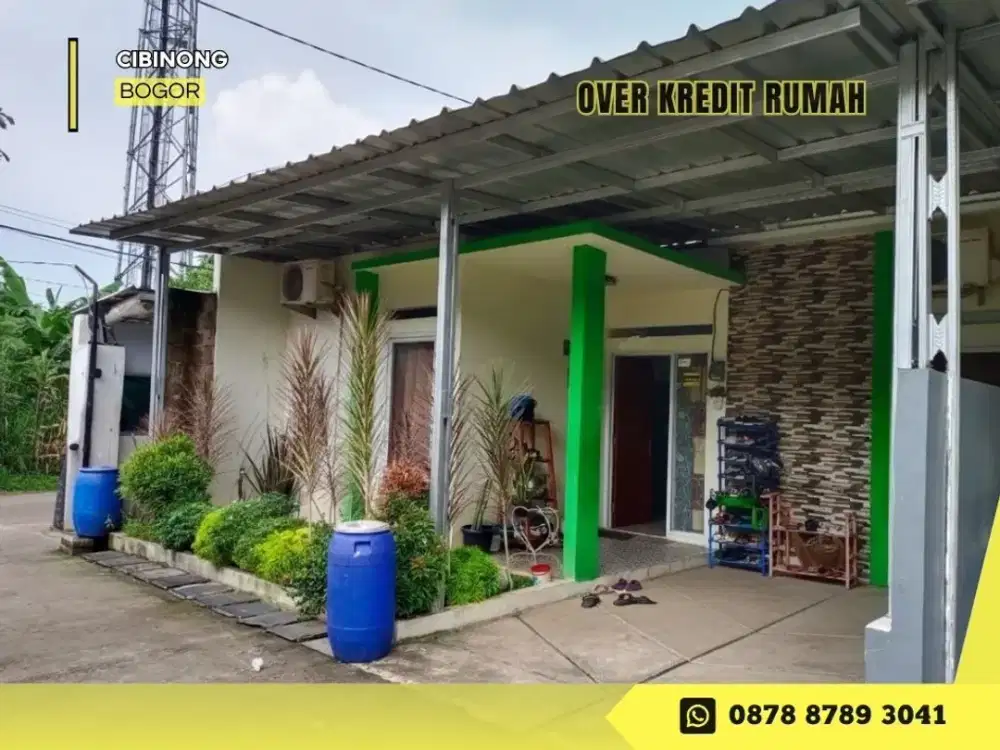 Jual Take Over Rmh LT148 di Green Living Bogor 87JT dkt Stasiun Bojonggede