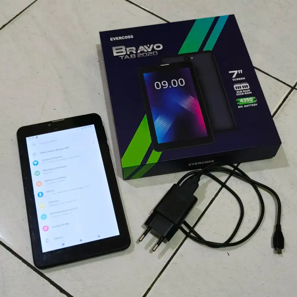 Dijual tablet evercross bravo x7