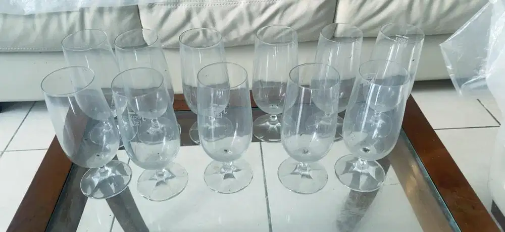 Gelas kristal tinggi ( 11 pcs )