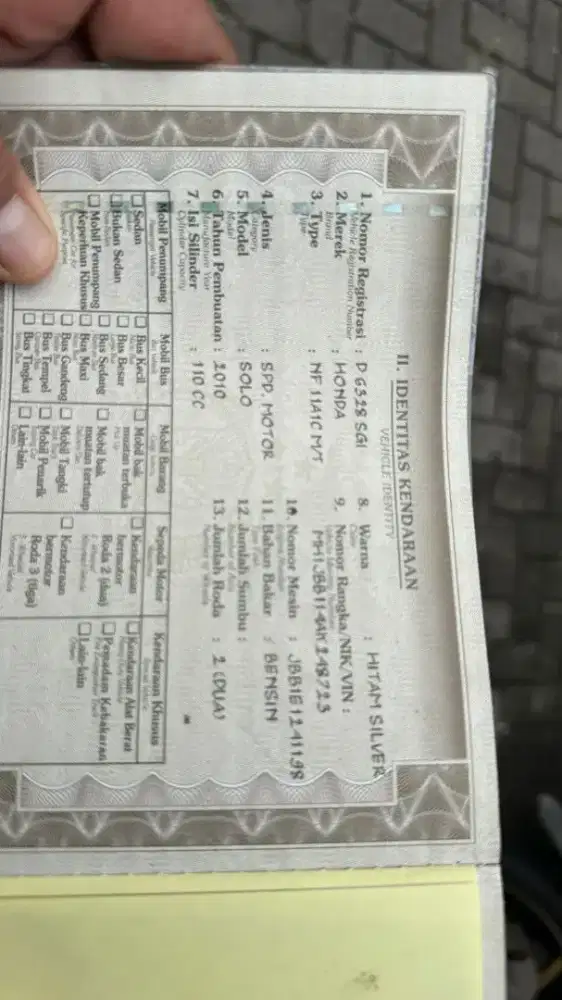 Yamaha nmax tahun 2017 plat d