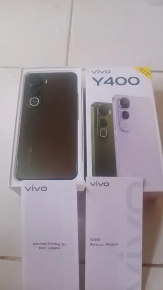Vivo y 400 jual santai pemakaian baru beli 3 hari yg lalu