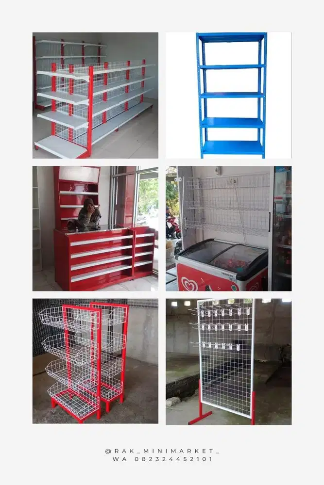 RAK PERLENGKAPAN MINIMARKET