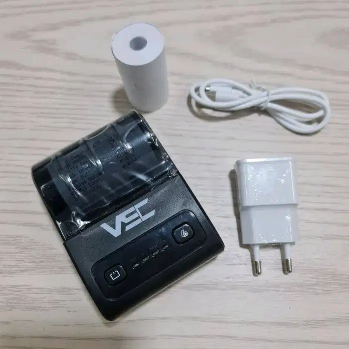 printer mobile bluetooth thermal 58mm VSC 58C 1500mah Black