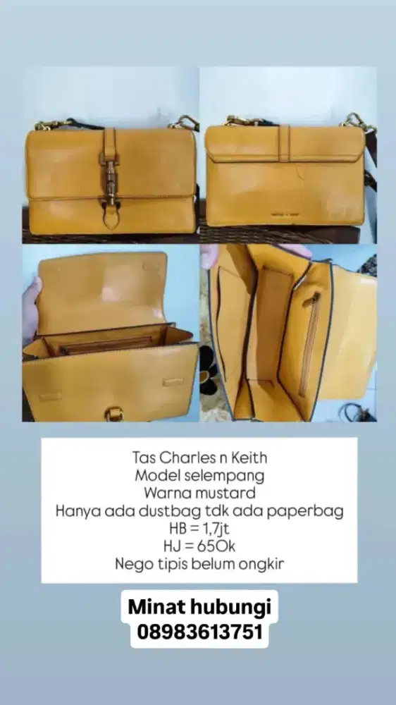 Tas wanita merk Charles & Keith
