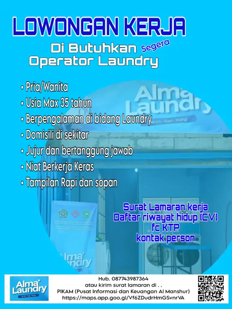 Loker Operator Laundry