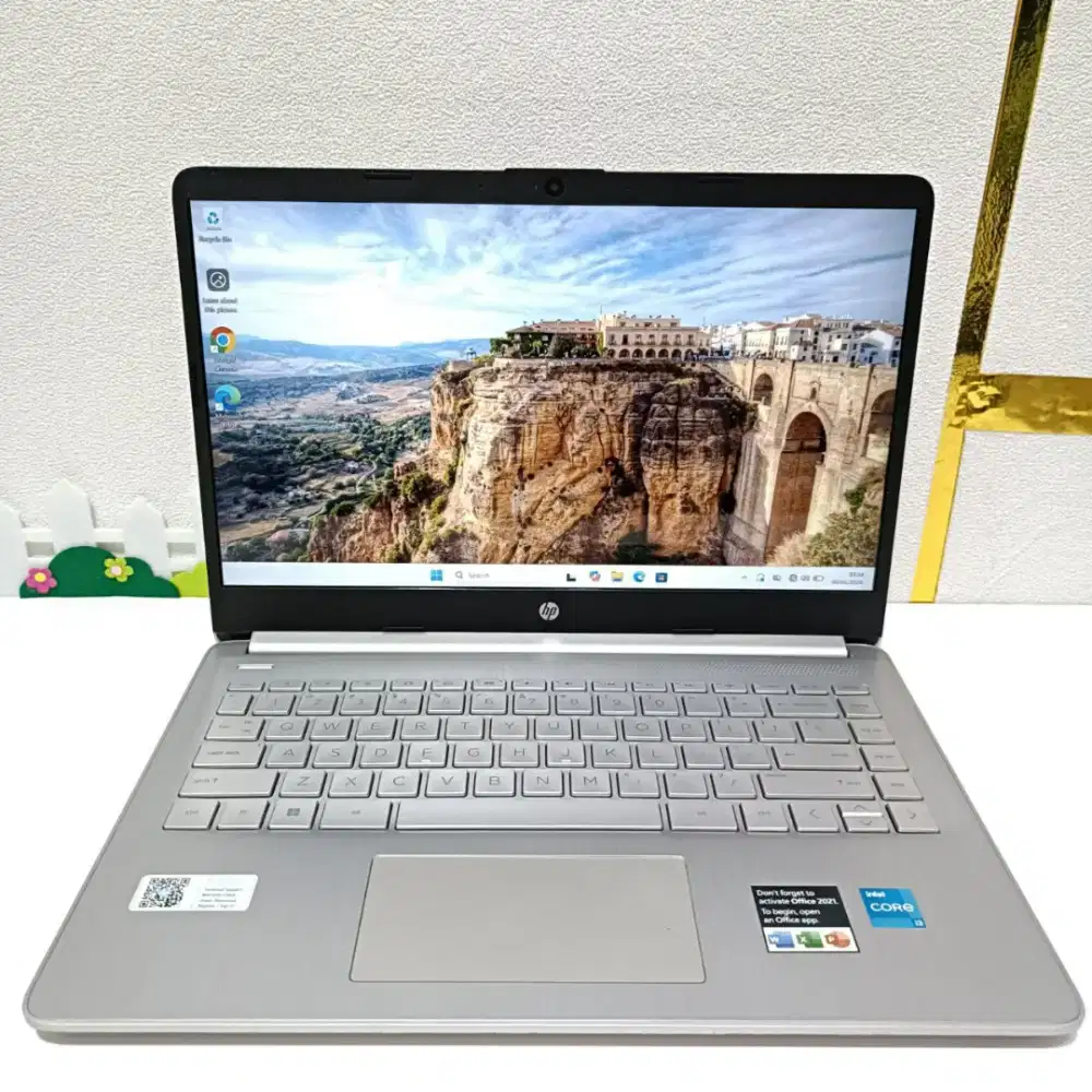LAPTOP HP 14S DQ2622TU CORE I3 1115G4 RAM 8GB SSD 512GB LAYAR 14.0 FHD