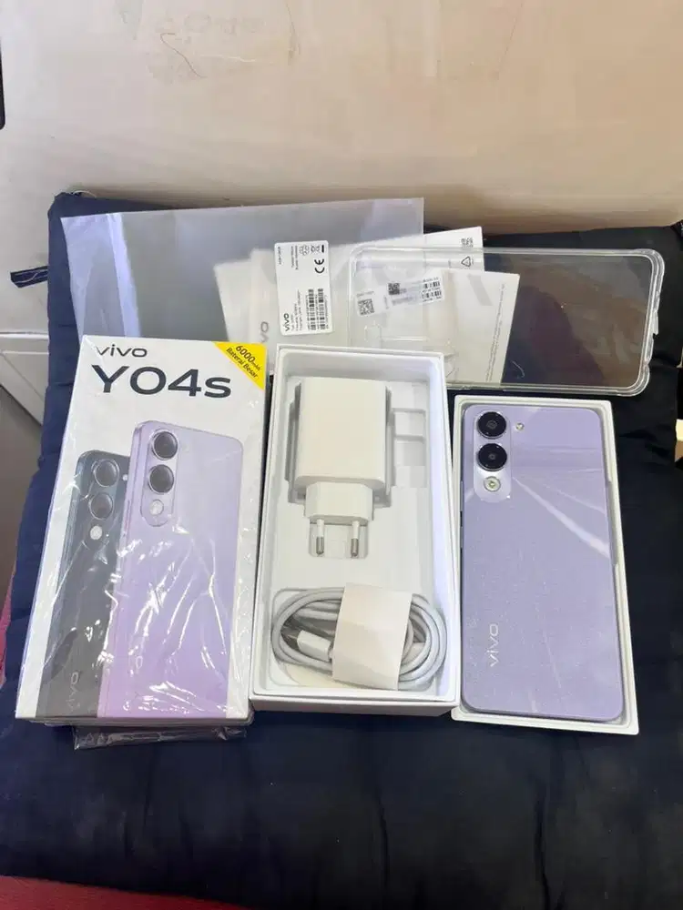 vivo y04s 4/128 mulus lengkap
