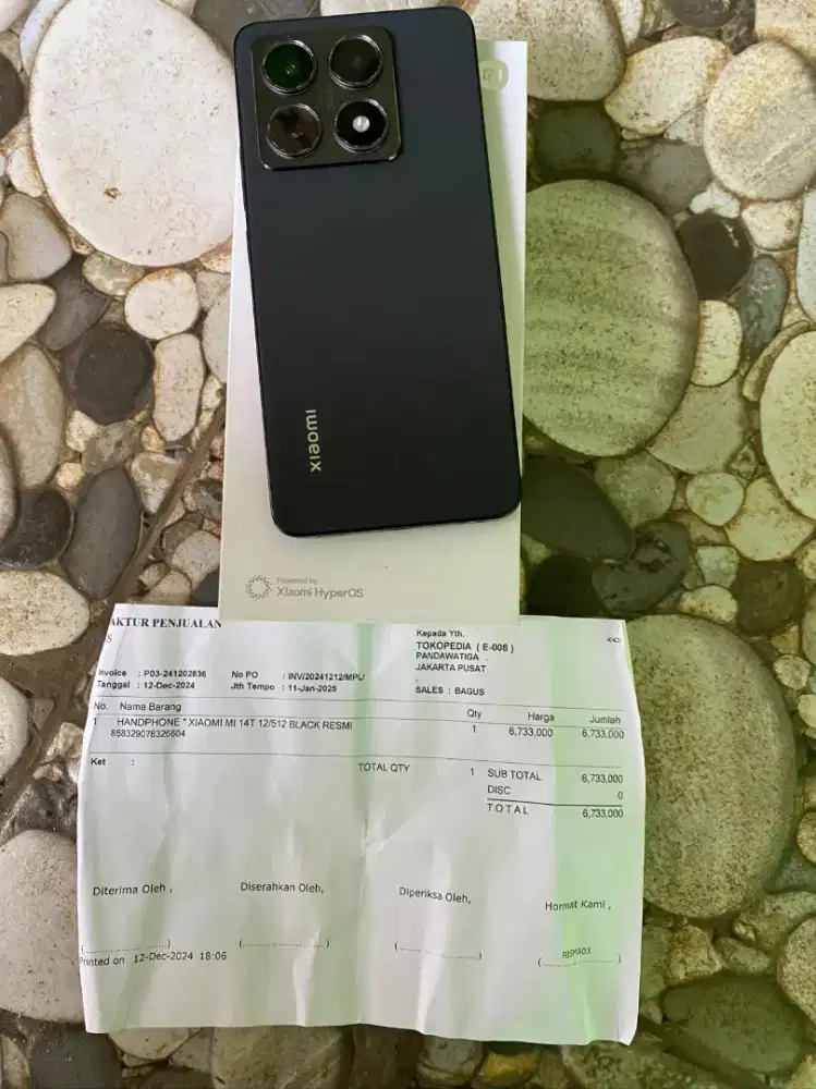 Xiaomi 14T 12/512 fullset no minus bisa TT/BT