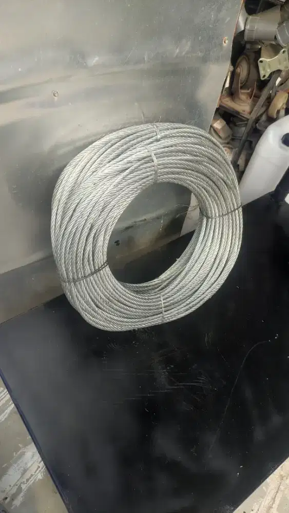 SLING/SELING/TALI BAJA/KABEL BAJA/KAWAT BAJA TEBAL 7.7 MM