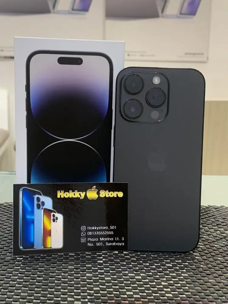 Iphone 14pro/128gb Space black ex ibox bh 82% minus tompel di lcd