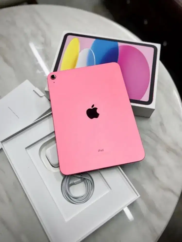 Ipad A16 silver dan pink 128