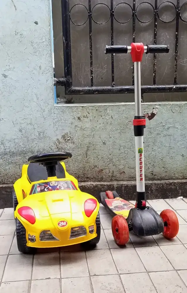 Mainan Anak mobilan dan skuter , satuan dan Borongan.. Cipinang