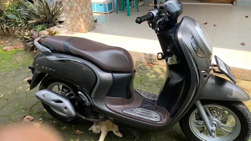 Scoopy 2022 warna coklat