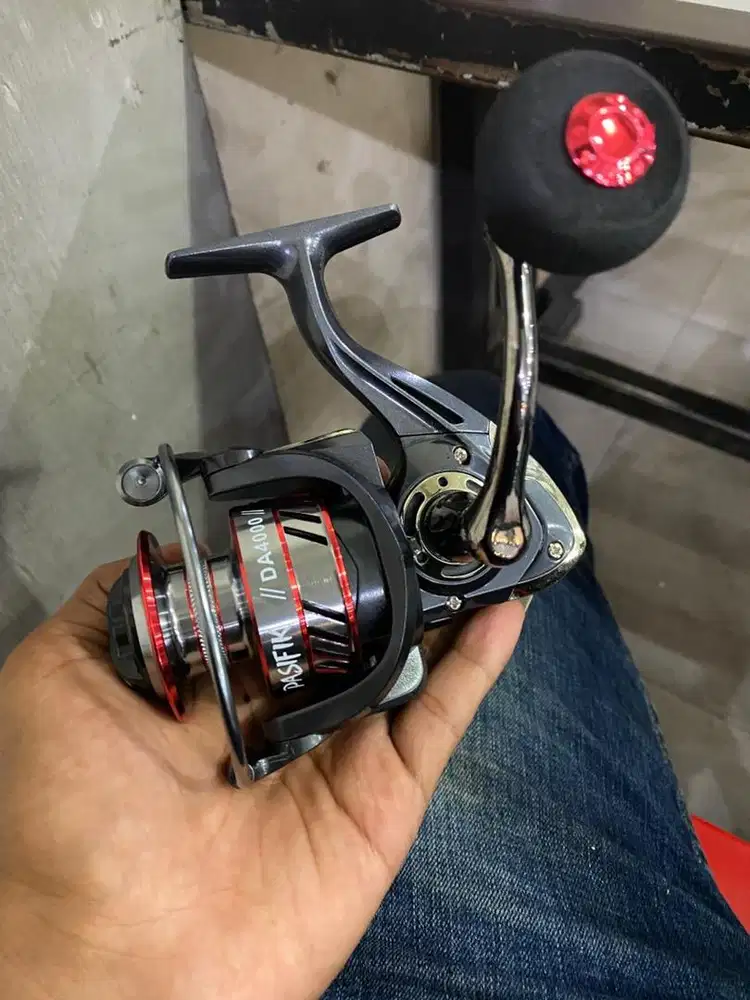 Katrol pancing Reel Pasifik 4000 Besi Smooth BARU