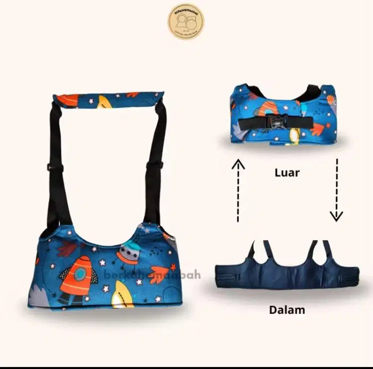 baby walking assistant premium & pelindung kepala bayi