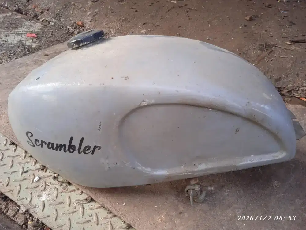 Jual tengki bensin kostum bekas scrambler