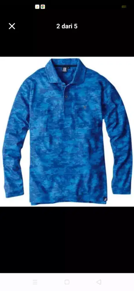 Baju nyerap keringat.