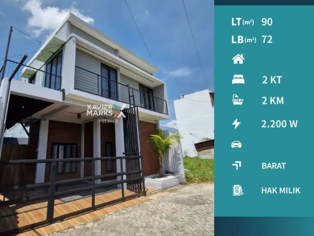 Villa Modern+Kolam Renang Di Daerah Lembah Metro Batu, Malang