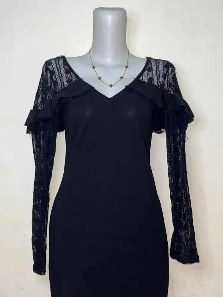 Dress wanita press body